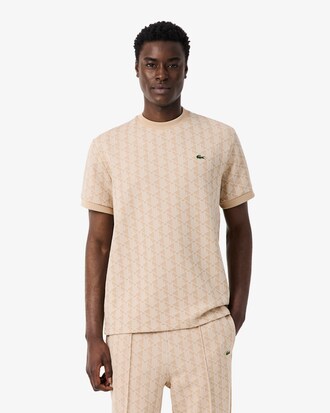 T-shirt jacquard monogramme