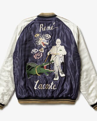 Bomber unisexe r&eacute;versible Lacoste x Tailor Toyo