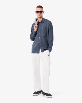 Chemise regular fit flanelle à carreaux