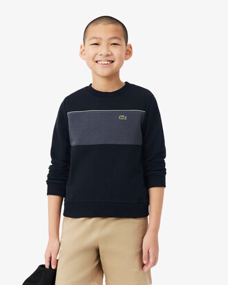 Sweatshirt molleton color-block