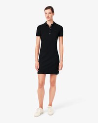 Robe polo slim fit en mini Piqu&eacute; stretch