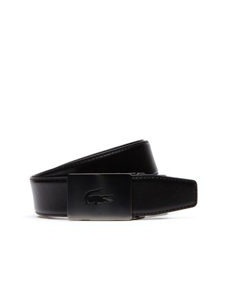 Ceinture extensible en cuir à boucle plaque autobloquante