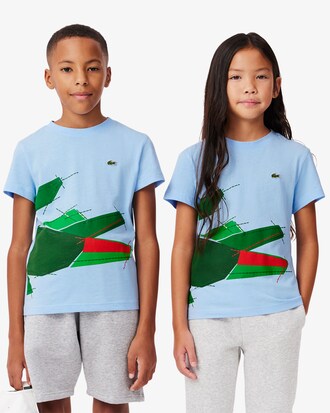 T-shirt coton crocodile graphique