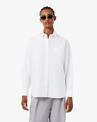 Chemise oversize popeline de coton
