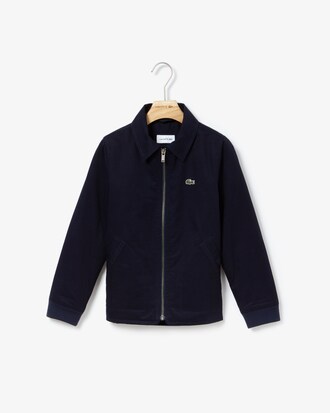 Blouson Garçon zippé uni avec doublure matelassée