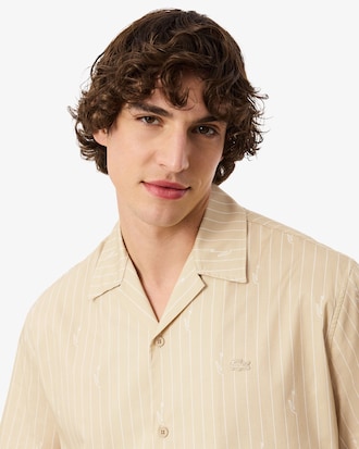 Chemise relaxed fit twill imprim&eacute;