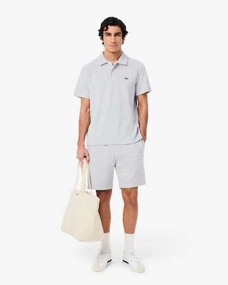 Polo classic fit en tissu éponge