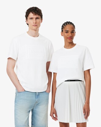 T-shirt coton marquage emboss&eacute;