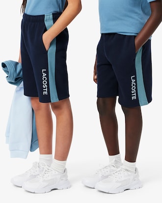 Short color-block molleton