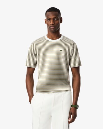 T-shirt coton épais rayé