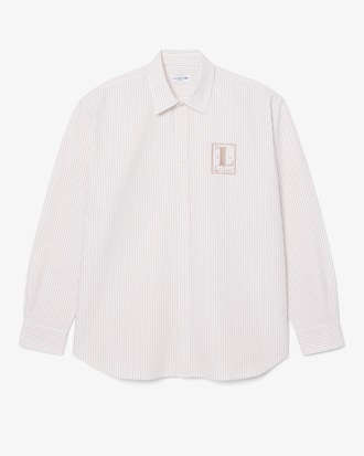 Chemise Oxford ray&eacute;e relaxed fit