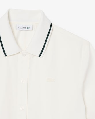 Chemise effet Petit Piqu&eacute; oversize