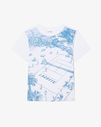 T-shirt jersey imprim&eacute; tennis
