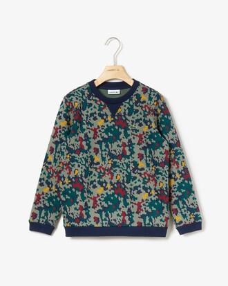 Sweatshirt Garçon en molleton imprimé camouflage
