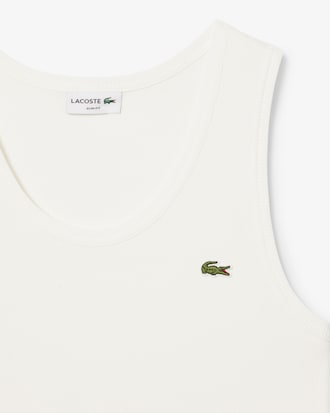 Débardeur slim fit coton côtelé