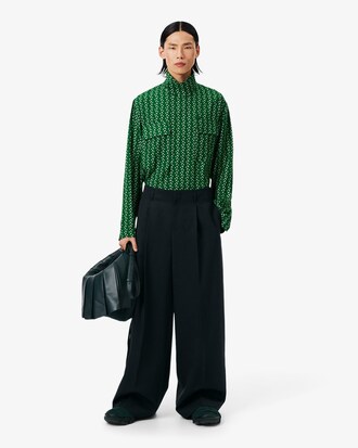 Pantalon tailleur wide fit laine Défilé