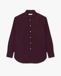 Chemise oversize popeline de coton