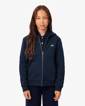 Sweatshirt mixte zipp&eacute; en molleton gratt&eacute;