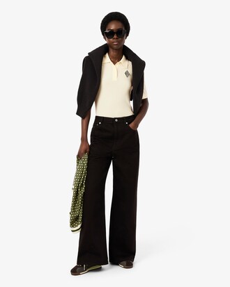 Polo slim fit brod&eacute;