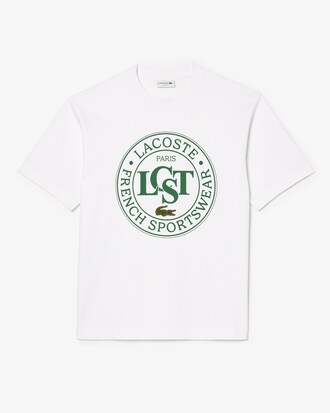 T-shirt loose fit coton épais imprimé