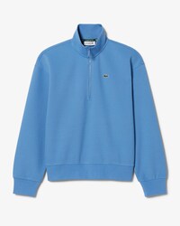 Sweatshirt col montant zipp&eacute; en Piqu&eacute;