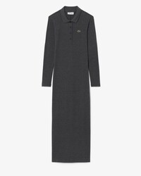 Robe slim fit col polo coton c&ocirc;tel&eacute;