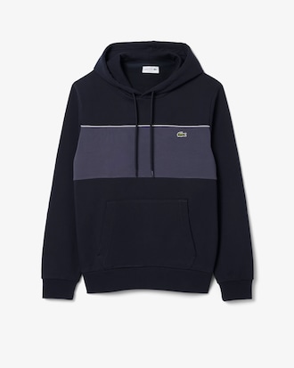 Sweatshirt &agrave; capuche color-block molleton