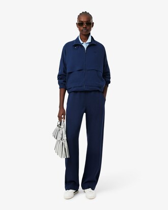 Veste de surv&ecirc;tement oversize lin m&eacute;lang&eacute;