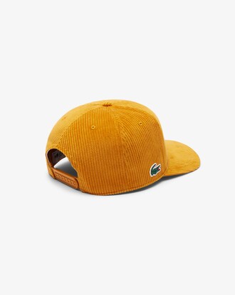 Casquette Golf velours côtelé brodée