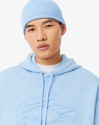 Sweatshirt à capuche relaxed fit imprimé