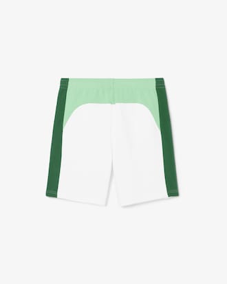 Short molleton de coton color-block
