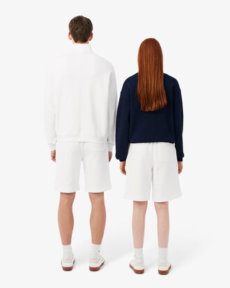 Short relaxed fit molleton