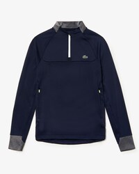 Sweatshirt zipp&eacute; Golf Lacoste SPORT respirant avec protection UV