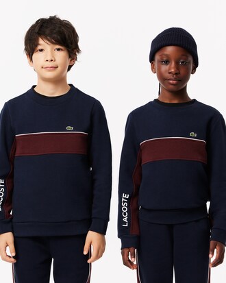Sweatshirt molleton color-block