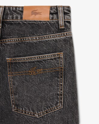Jeans wide fit a vita alta