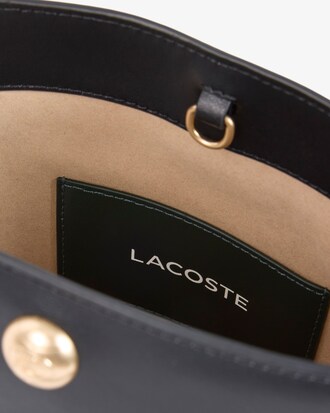 Borsa a secchiello piccola in pelle Tennis Bliss