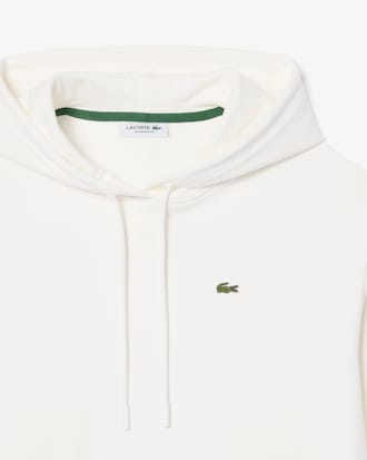 Felpa oversize in pile con cappuccio