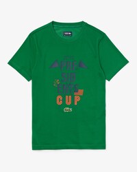 T-shirt da golf da uomo in misto cotone traspirante stampato Presidents Cup