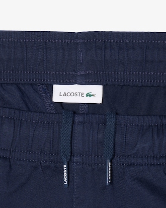 Shorts chino in twill di cotone elasticizzato