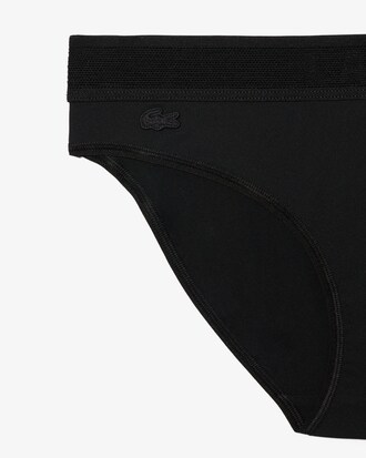 Slip in mesh con logo in vita
