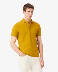 Polo regular fit in piqu&eacute; elasticizzato Paris