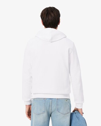 Felpa con cappuccio in pile con zip