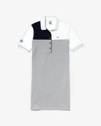 Vestito a polo da donna in mini piqu&eacute; Lacoste SPORT French Open