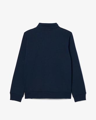 Felpa unisex a collo alto con zip