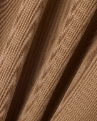 Pantaloni loose fit in twill a pieghe