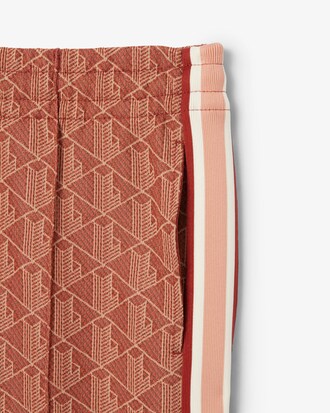 Pantaloni della tuta svasati con monogramma