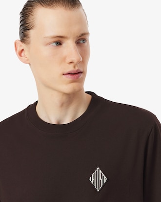 T-shirt classic fit con stemma