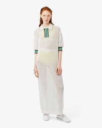 Abito in maglia con collo a polo Runway