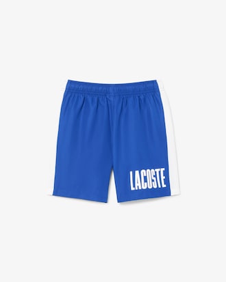 Shorts da tennis con stampa in taffetà a rombi