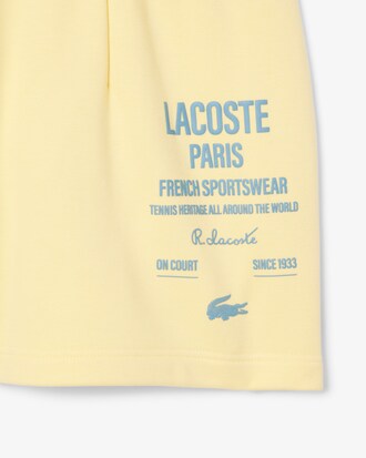 Shorts in tessuto felpato plissettato